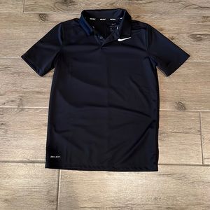 Boys Black Nike Dri-Fit Shirt- Large